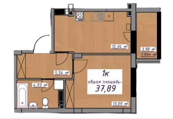 Продаж однокімнатної квартири в ЖК "Сьоме Небо" — вигідні умови - фото 1