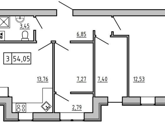 Новая трех комнатная  квартира с ремонтом Авангард
