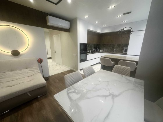 Таирово 3х ком кв. 70м с крутым евроремонтом с инвертерным ЭКОФЛО Лиманка