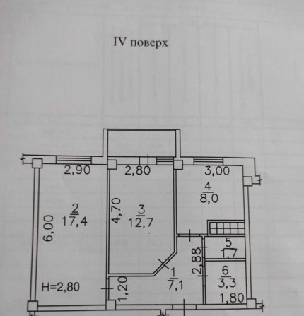 Двокімнатна квартира за 30000$ - фото 1
