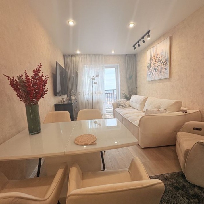 Стильная квартира 2-ком. в Кадор Таирова Жемчужина 62 м, новый ремонт - фото 1