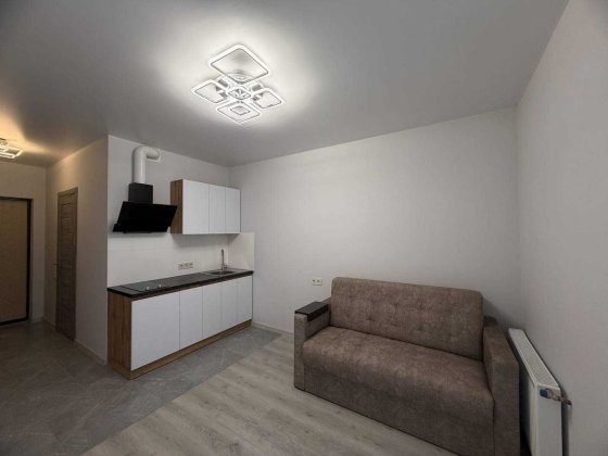 Студия 25 м² панорамные окна с ремонтом мебель на Таирова Акварель 8 Лиманка