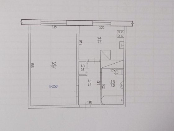 Продам 1-кімнатну квартиру, район МКК Хорол