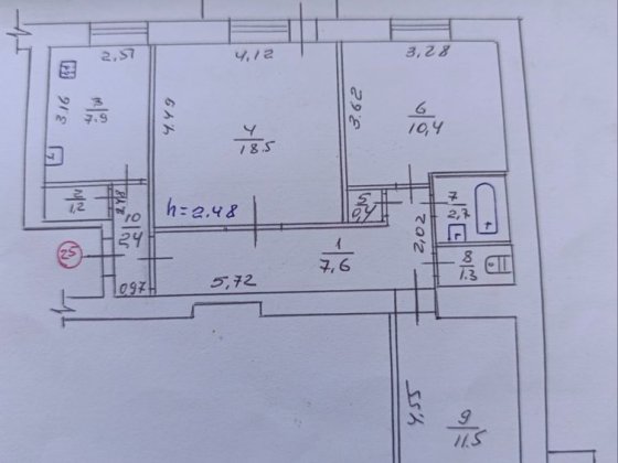 Продам 3 кімнатну квартиру Горбаневка