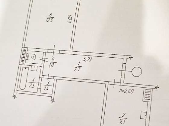 1 кімнатна квартира в Квасилові Квасилов