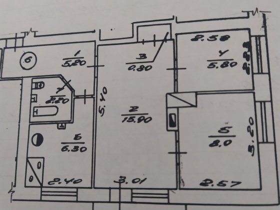 3-ох кімнатна квартира у смт Володимирець Владимирец