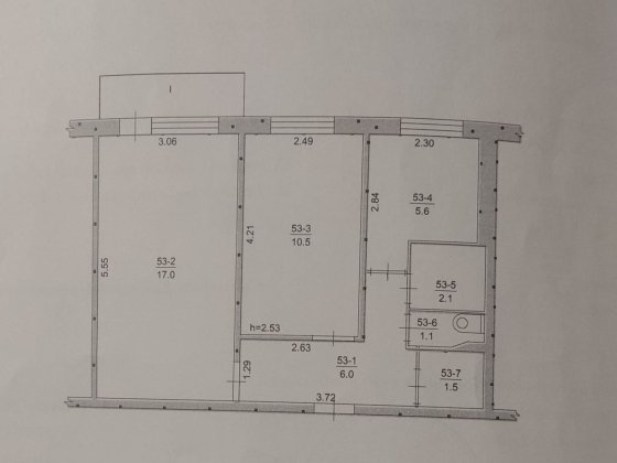 Продажа двукомнатной квартиры Златопіль