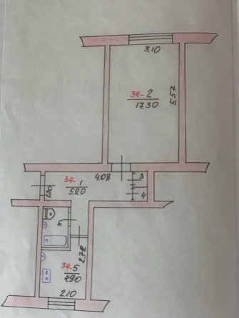 продам 1 кімнатну квартиру в жилому стані. - фото 1