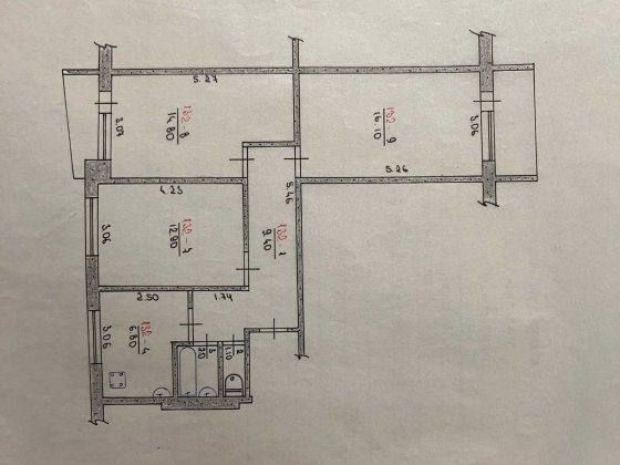 Продам 3-х комнатную квартиру Златопіль