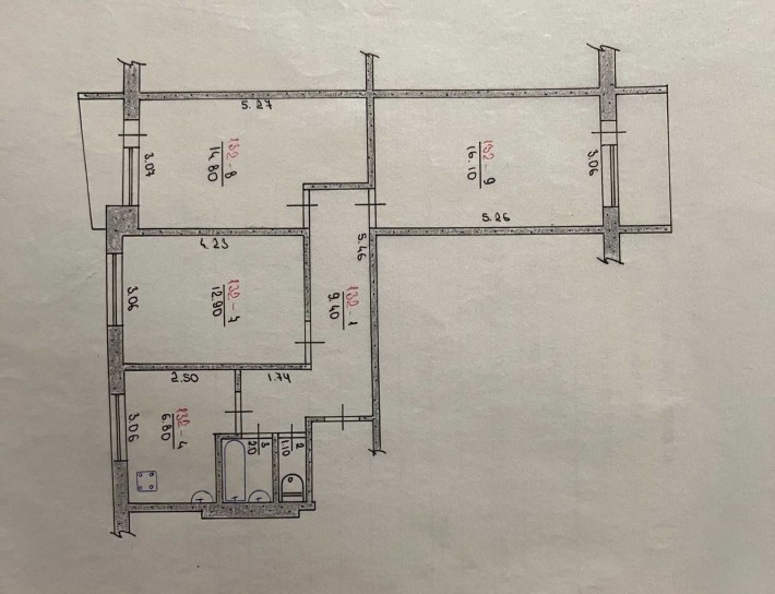 Продам 3-х комнатную квартиру - фото 1