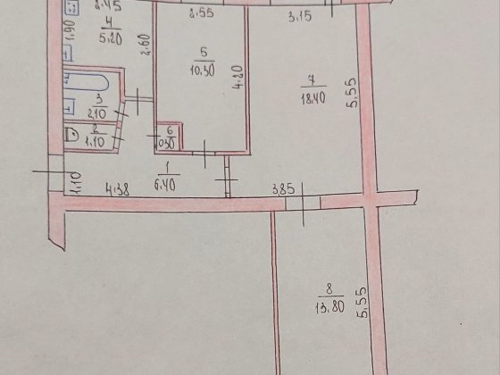 Продається 3-х кімнатна квартира,  Фрегат Первомайск