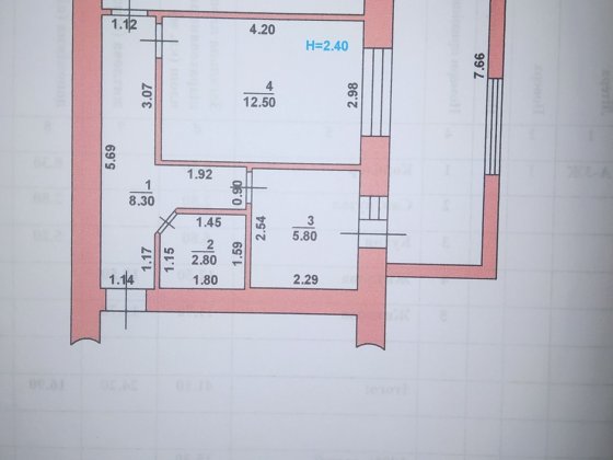 Продам двухкомнатную квартиру . Первомайск