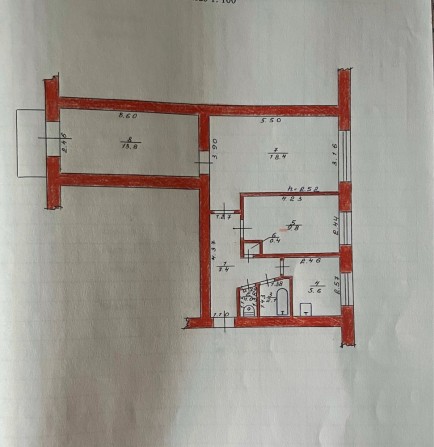 Квартира трикімнатна м.Ізяслав, Хмельницька обл - фото 1