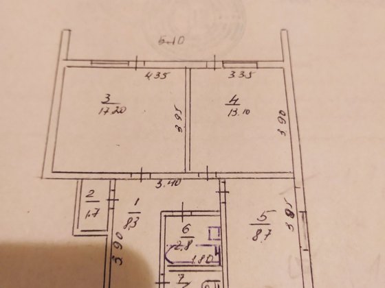 2 х кімнатна квартира біля Черкас Благодатное