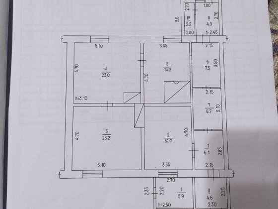 Велика 3х кімнатна квартира 120м під ремонт Жашків