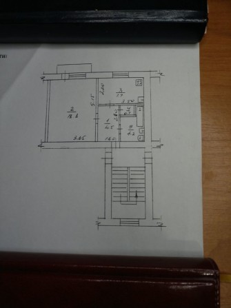 Однокімнатна квартира в Лисянці, 33 кв.м. - фото 1