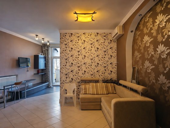 Квартира-студия с террасой и видом на море в Аркадии. Одеса