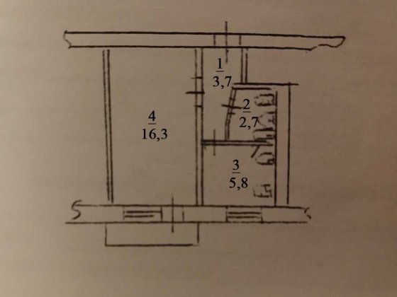 Продам 1-кімнатну квартиру у центрі Білої Церкви Белая Церковь