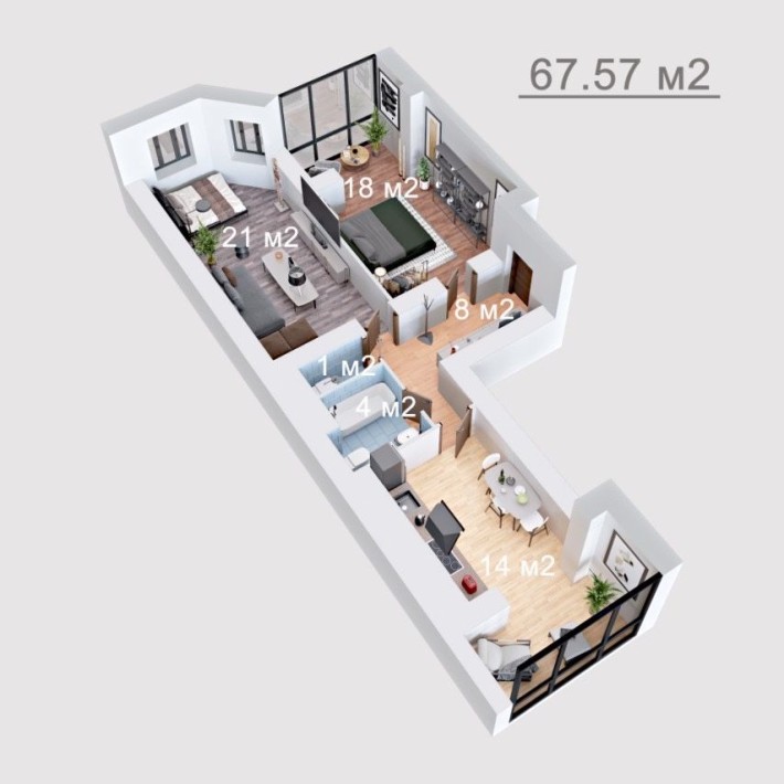 ПОДАТКИ 2% 2к квартира поруч з Парком! БЕЗ КОМІСІЇ - фото 1