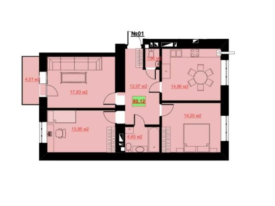 3-кім в новобудові  на 4 поверсі по вул Дорошенка біля Парку Ивано-Франковск