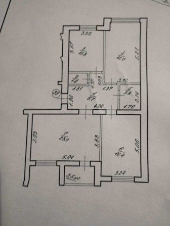 3 к.кв.вул.Богдана Хмельницького, 78000$ - фото 1