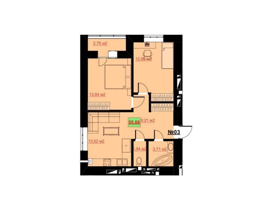 2-кім в новобудові на 4 поверсі по вул. Дорошенка біля Парку Ивано-Франковск