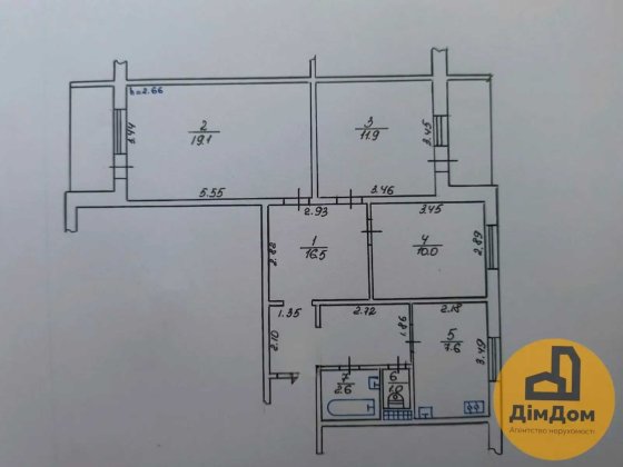 ДЕРЖПРОГРАМИ! 3-кімнатна квартира в Центрі Борисполя Борисполь