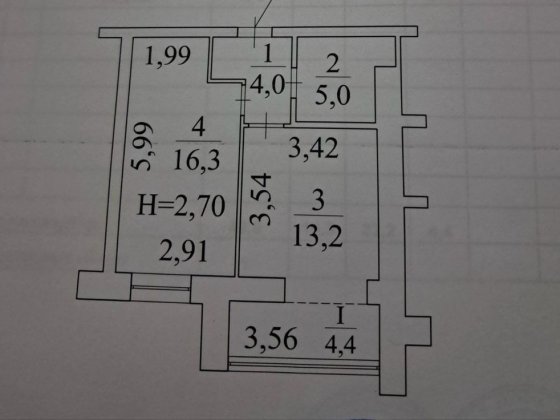 1 к квартиру без ремонту з чистовим наповненням. Міленіум Стейт Буча