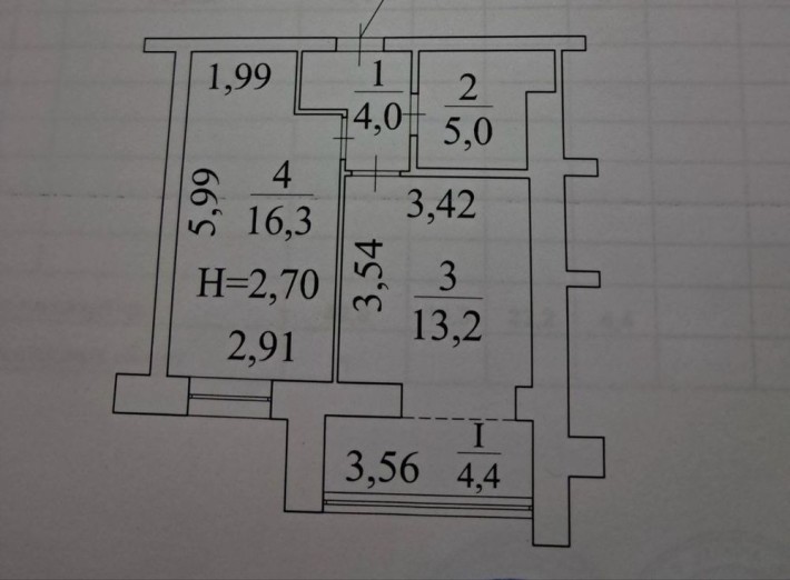 1 к квартиру без ремонту з чистовим наповненням. Міленіум Стейт - фото 1