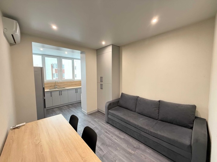 Без комісії, 1к квартира 39м, меблі, техніка, тепла підлога - фото 1