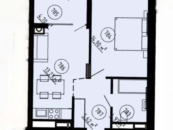 Велика 1-кімнатна квартира, 10 хв до Парку, Розтермінування Івано-Франківськ