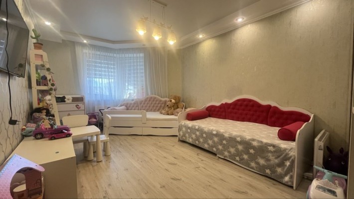 2-кімнатна квартира 66,8м2  ЖК Щасливий | Двостороння, меблі, техніка - фото 1