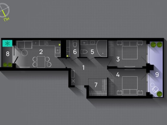 єОселя благо Blago Manhattan up розтермінування парк озеро центр Івано-Франківськ