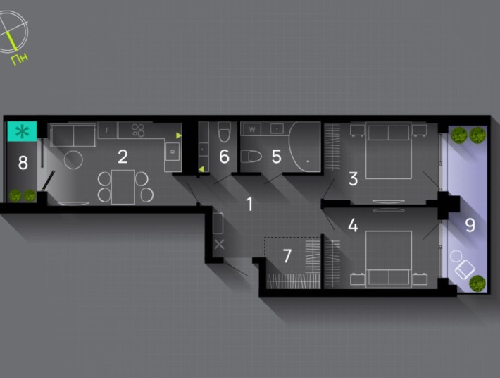єОселя благо Blago Manhattan up розтермінування парк озеро центр - фото 1
