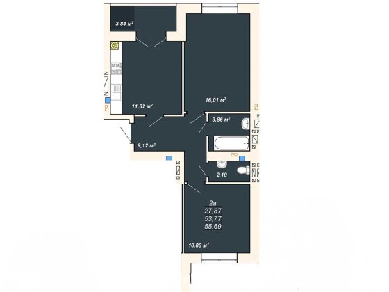 Готова 2 кім квартира біля Озера Ивано-Франковск