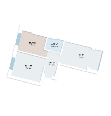 БЕЗ КОМІСІЇ 2к квартира 807$/м2 Можна на РЕМОНТ - фото 1