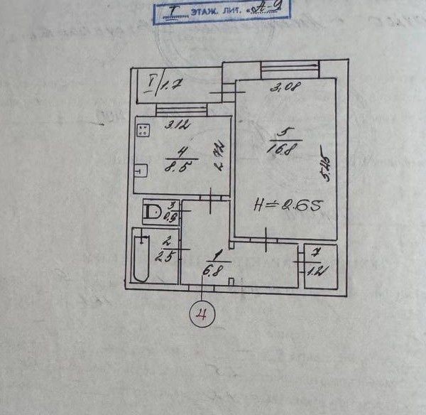 Продаю 1 кімнатну квартиру на Восточном- 3 - фото 1