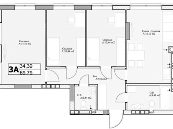 Продам 3к Квартиру ! Будинок з Документами Ірпінь