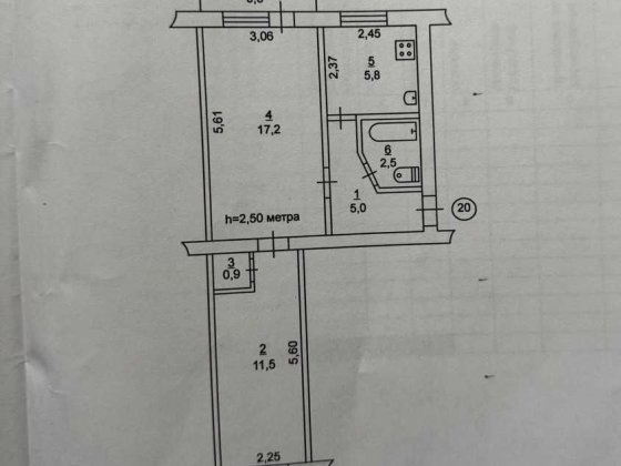 Терміново! 2-х кімнатна за ціною 1-но кімнатної Кривой Рог