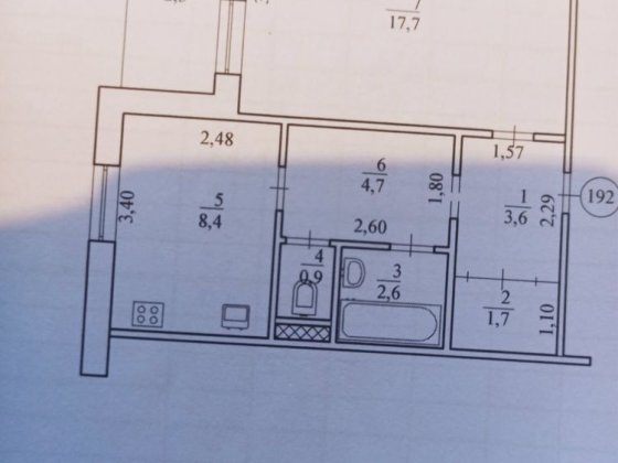 Продається Терміново 1 кімнатна квартира на в Дзержинському районі . Кривой Рог