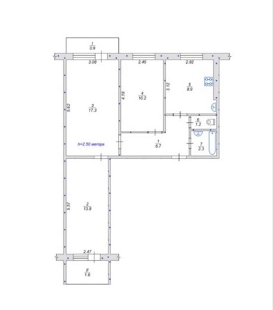Продаж 3х кімнатної квартири - фото 1