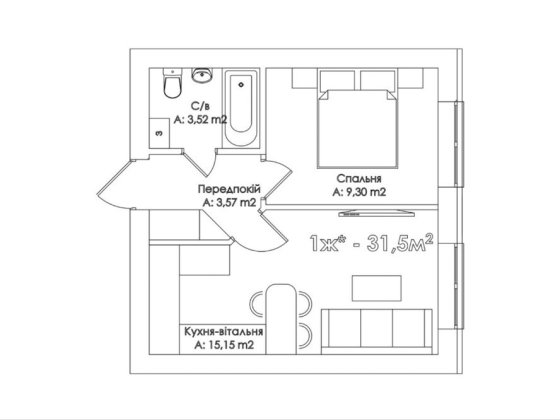 ДЕРЖпрограми-ТАК! Продаж 1к квартири в ЖК «Kvartal Soborna” СЕРТИФІКАТ Ирпень