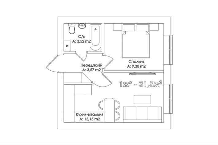 ДЕРЖпрограми-ТАК! Продаж 1к квартири в ЖК «Kvartal Soborna” СЕРТИФІКАТ - фото 1
