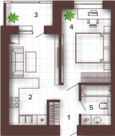 дешева однокімнатна квартира з можливістю розтермінування - фото 1