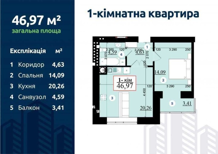 Дешево готова 1 кімнатна квартира в ЖК "Липки 2" – біля парку озера - фото 1