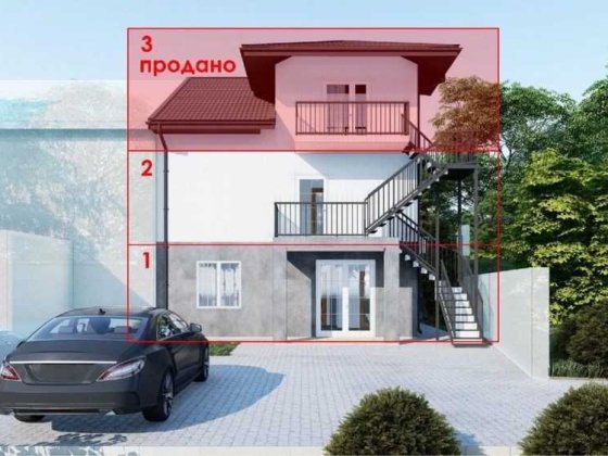% 1-кімнатна квартира, 2/3 поверх, автономне газове опалення, новобудо Ровно