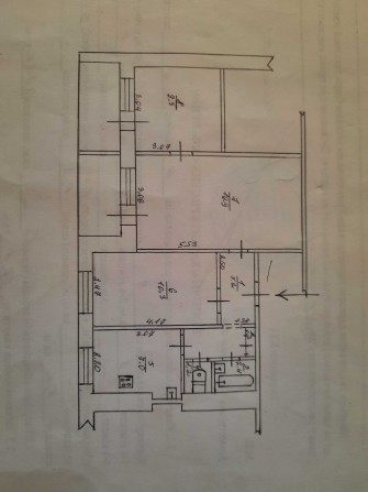 Продам  3-и кімнатну, приватизовану  квартиру. - фото 1