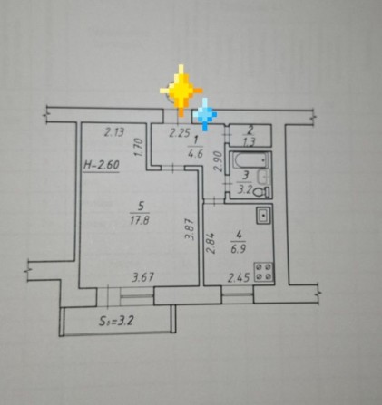 Продам 1 ком, Лушпы, Новый Ремонт, Мебель, Техника - фото 1