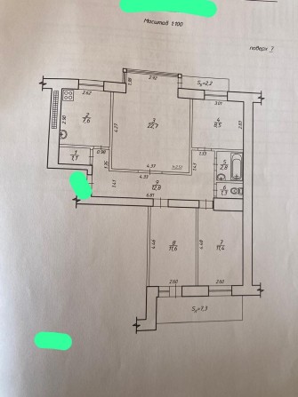 Продаж 4 кімнатна квартира І . Харитоненка є відновлення - фото 1
