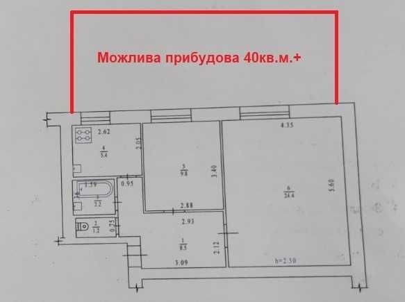 Продаж 2к кв. Роздільні кімнати. вул. Сінна. №17579 - фото 1